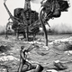 Illustration for article titled Stylized Greenpeace posters pit David against mecha-monster Goliaths